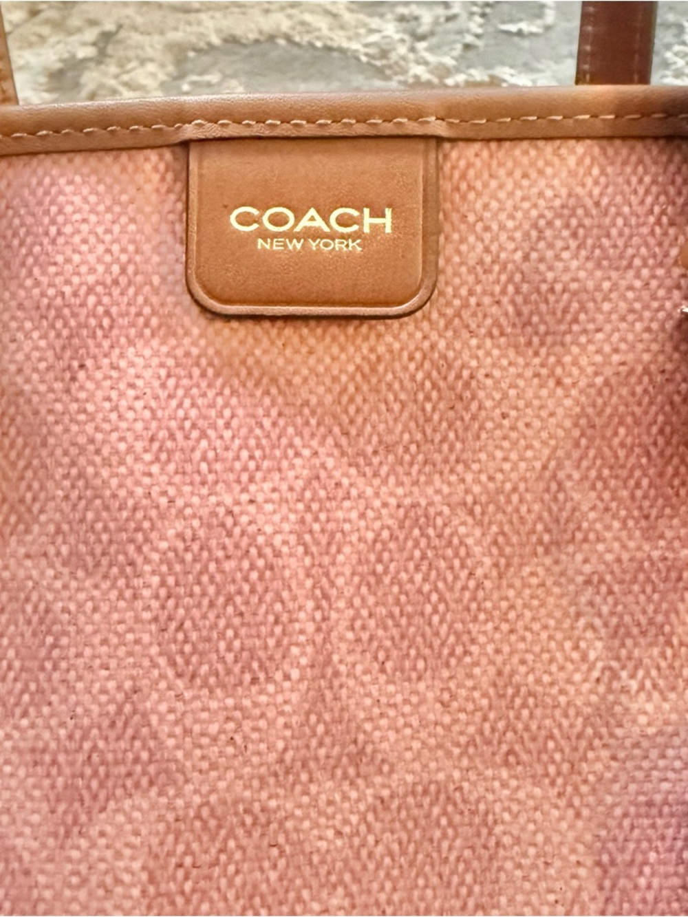 COACH Taxi Tote 21 in Pink Sable - CCD94 - Picture 6 of 12